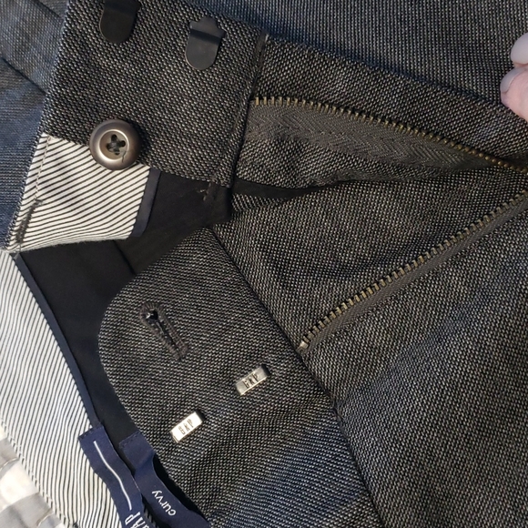 Gap Curvy GapStretch Women's Gray Dress Business Slacks, Size 6 R - Picture 5 of 16